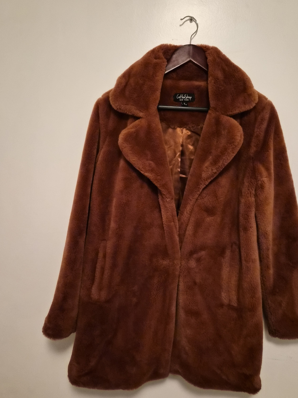 Cozy Faux Fur Jacket in Chestnut Brown - Cuffed Shop